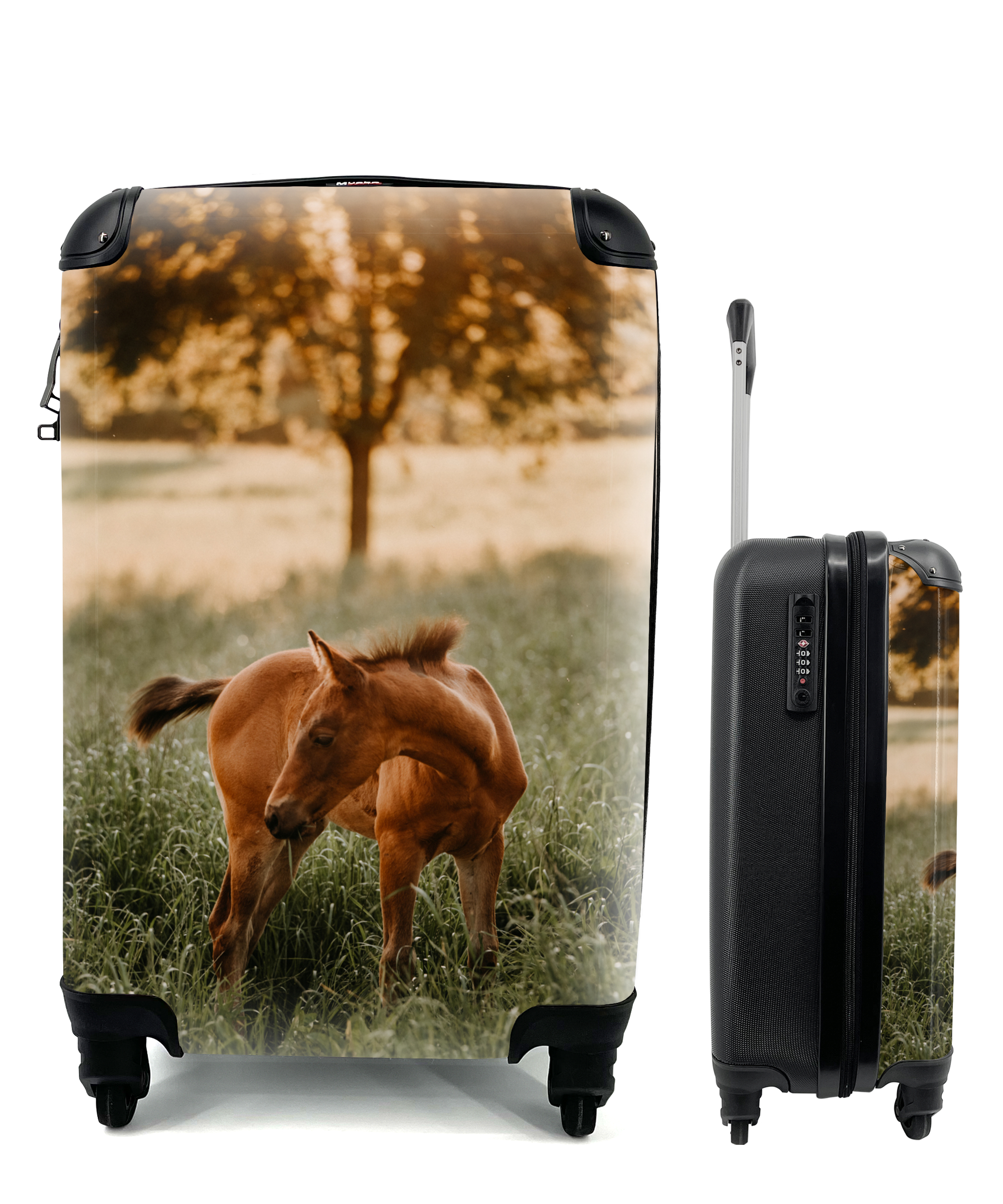 weigeren halfgeleider Reusachtig Koffers paarden - Koffers dieren - Koffer Foto's - Designs