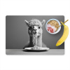 Alpaca - Pasta - Zwart - Wit - Grappig - Dieren Placemat vinyl groot -zzzproduct_Kitchenyeah-website