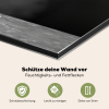 Sphynx - Kat - Dieren - Humor - Spaghetti - Zwart Wit Spatscherm Aluminium klein -zcloseup_DE