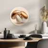 Champignons - Zacht - Beige KitchenYeah - Keuken - Wandcirkel Forex klein -sfeer2