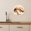 Champignons - Zacht - Beige KitchenYeah - Keuken - Wandcirkel Forex klein -sfeer3