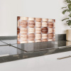 Macarons - Beige - Bruin Spatscherm Aluminium klein -zzproduct_nieuw