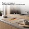 Spaghetti - Melk - Tomaten - Eieren - Brood Inductie beschermer vinyl 3mm klein -sfeer1