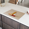 Spaghetti - Melk - Tomaten - Eieren - Brood Inductie beschermer vinyl 3mm klein -sfeer8