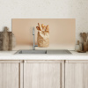 Baguette - Brood - Stokbrood - Beige Spatscherm Aluminium klein -sfeer2