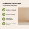 Baguette - Brood - Stokbrood - Beige Spatscherm Aluminium klein -zdetails_DE