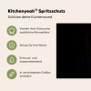 Boeket - Roze - Bloemen - Vaas Spatscherm Aluminium klein -zdetails_DE