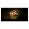 Glazen - Bloemen - Boeket - Kleuren Spatscherm Aluminium klein -3d_volledig