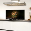 Glazen - Bloemen - Boeket - Kleuren Spatscherm Aluminium klein -sfeer4
