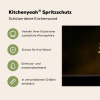 Glazen - Bloemen - Boeket - Kleuren Spatscherm Aluminium klein -zdetails_DE