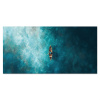 Bootje - Water - Blauw Spatscherm Aluminium klein -3d_volledig