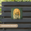 Plant - Bloemen - Wit tuinposter los doek klein -sfeer3