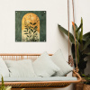 Plant - Bloemen - Wit tuinposter los doek klein -sfeer7