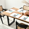 Olifant - Baby - Dieren - Blauwe ballon Placemat vinyl groot -zzsfeer4_Kitchenyeah-website