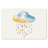 Wolk - Regen - Watercolor - Kleurrijk Placemat vinyl groot -zzsfeer1_Kitchenyeah-website