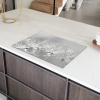 Paardenbloem - Waterdruppels - Stilleven - Modern Inductie beschermer vinyl 3mm klein -sfeer8