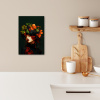 Vrouw - Rood - Groen - Druiven KitchenYeah - Keuken - Canvas klein -sfeer1