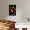Vrouw - Rood - Groen - Druiven KitchenYeah - Keuken - Canvas klein -sfeer3