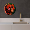 Vrouw - Drankenfruit - Rozen KitchenYeah - Keuken - Wandcirkel Forex klein -sfeer1