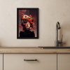 Vrouw - Donuts - Kleurrijk KitchenYeah - Keuken - Fotolijst klein -sfeer2