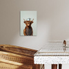 Schotse Hooglander - Bruin - Hoorns - Kokskleding KitchenYeah - Keuken - Canvas klein -sfeer3