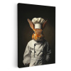 Konijn - Kok - Dier KitchenYeah - Keuken - Canvas klein -3d