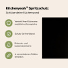 Kok - Rood - Kip Spatscherm Aluminium klein -zdetails_DE