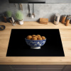 Delfts blauw - Bitterballen - Holland - Schaal Inductie beschermer vinyl 3mm klein -sfeer5