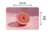 Grapefruit - Roze - Disco - Shiny Placemat vinyl groot -specs