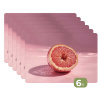 Grapefruit - Roze - Disco - Shiny Placemat vinyl groot -zzsfeer3_Kitchenyeah-website