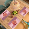 Grapefruit - Roze - Disco - Shiny Placemat vinyl groot -zzsfeer5_Kitchenyeah-website