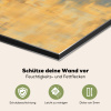 Vrouw - Silhouet - Patronen - Sierlijk Spatscherm Aluminium klein -zcloseup_DE