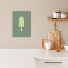 Groen - Waterijsje - Stokje - Illustratie KitchenYeah - Keuken - Canvas klein -sfeer1