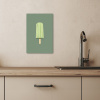 Groen - Waterijsje - Stokje - Illustratie KitchenYeah - Keuken - Canvas klein -sfeer2