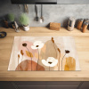 Herfstsymfonie in Pastel Inductie beschermer vinyl 3mm klein -sfeer5