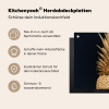 Gouden tropische vrucht Inductie beschermer vinyl 3mm klein -zzzzzzusp-haakje_DE
