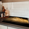 Gouden Zandstorm Inductie beschermer vinyl 3mm klein -sfeer3