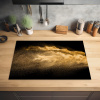 Gouden Zandstorm Inductie beschermer vinyl 3mm klein -sfeer5