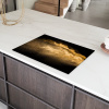 Gouden Zandstorm Inductie beschermer vinyl 3mm klein -sfeer8
