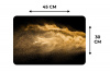 Gouden Zandstorm Placemat vinyl groot -specs