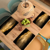 Gouden Zandstorm Placemat vinyl groot -zzsfeer5_Kitchenyeah-website