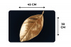 Bladgoudgefluister Placemat vinyl groot -specs
