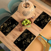 Midnachtstuin in Monochrome Goud Placemat vinyl groot -zzsfeer5_Kitchenyeah-website