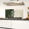 Japandi - Vogel - Groen Spatscherm Aluminium klein -sfeer4