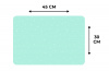 Blauw - Groen - Pastel - Stippen Placemat vinyl groot -specs