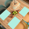 Blauw - Groen - Pastel - Stippen Placemat vinyl groot -zzsfeer5_Kitchenyeah-website