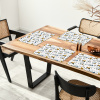 Voertuigen - Kinderen - Graafmachine - Tractor Placemat vinyl groot -zzsfeer4_Kitchenyeah-website