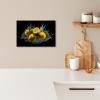 Citroen - Fruit - Geel - Zwart KitchenYeah - Keuken - Canvas klein -sfeer1