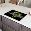 Broccoli - Groen - Water - Zwart Inductie beschermer vinyl 3mm klein -sfeer8