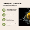 Citroen - Fruit - Geel - Zwart Spatscherm Aluminium klein -zdetails_DE